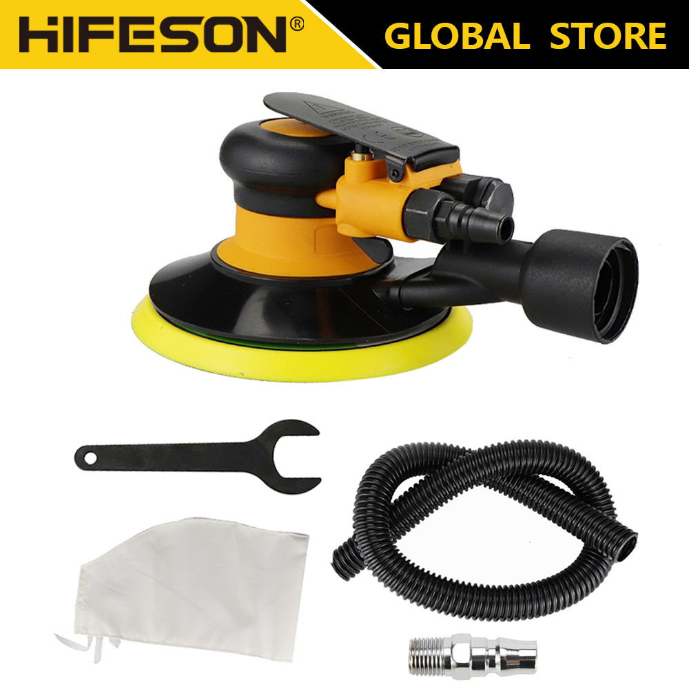 Orbital Polisher Da - Air Sander Polisher with Vacuuming 6''