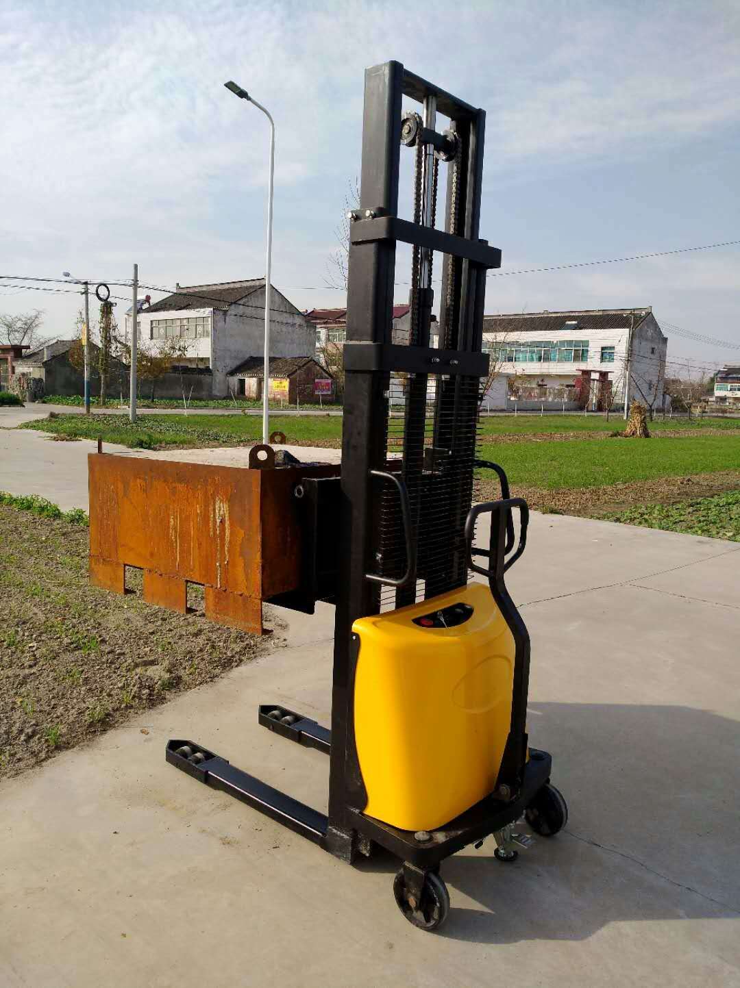 Hydraulic Electric Stacker han - Hydraulic Car Lift recension och pris