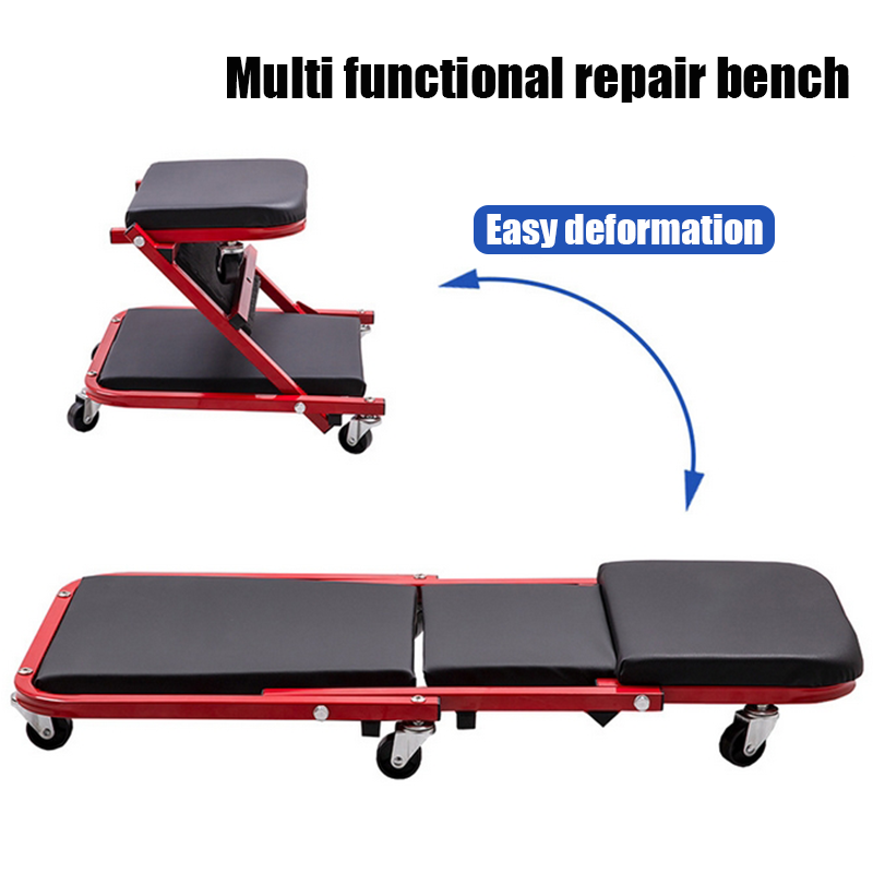 Folding Car Repair Bed 36-inch - Garage Creeper Roller recension och pris
