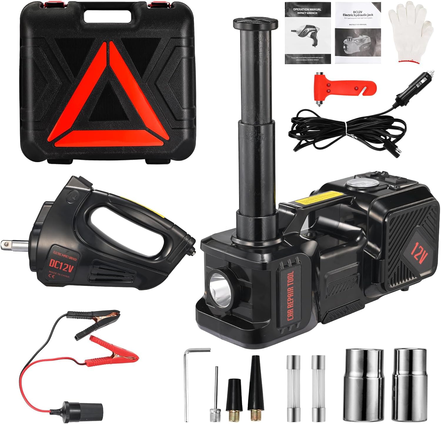 Electric Car Jack kit 5 Ton 12 - Hydraulic Car Lift recension och pris