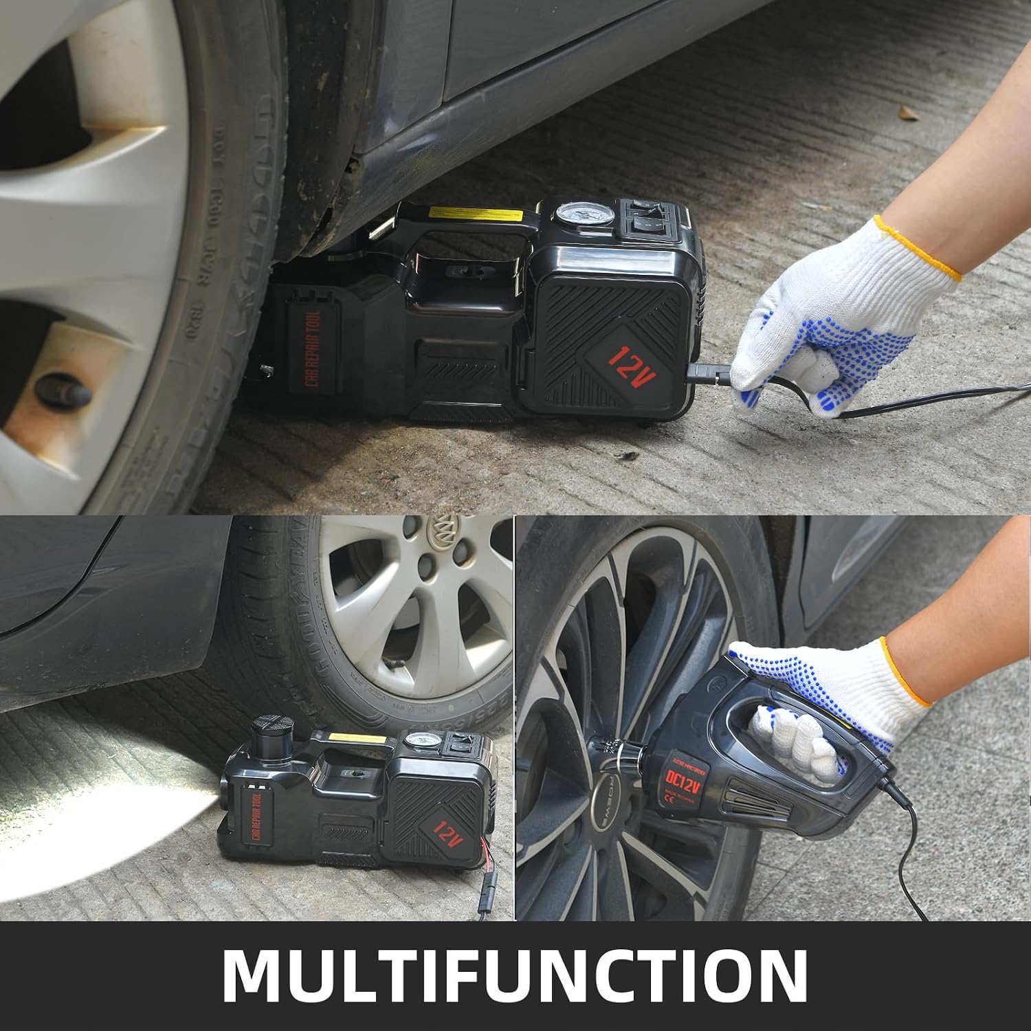 Electric Car Jack kit 5 Ton 12 - Hydraulic Car Lift recension och pris