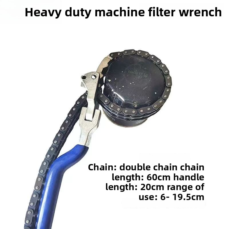 New Reinforced Double Chain Re - Oil Filter Wrench recension och pris