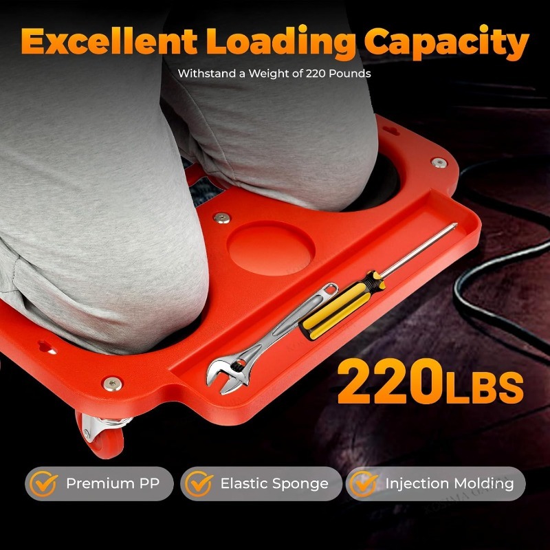 Portable Kneeling Pad Rolling  - Garage Creeper Roller recension och pris