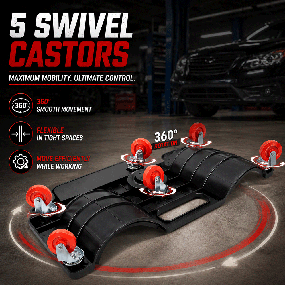 Suitable for Repair Kneeling B - Garage Creeper Roller recension och pris