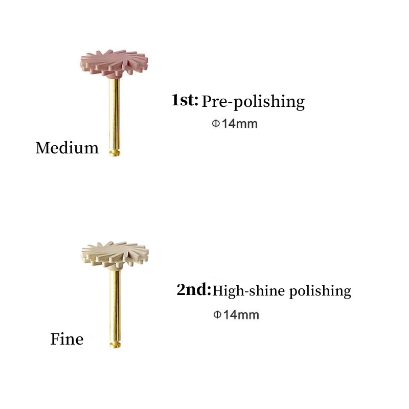 6/8Pcs Dental Rubber Polisher  - Orbital Polisher Da recension och pris