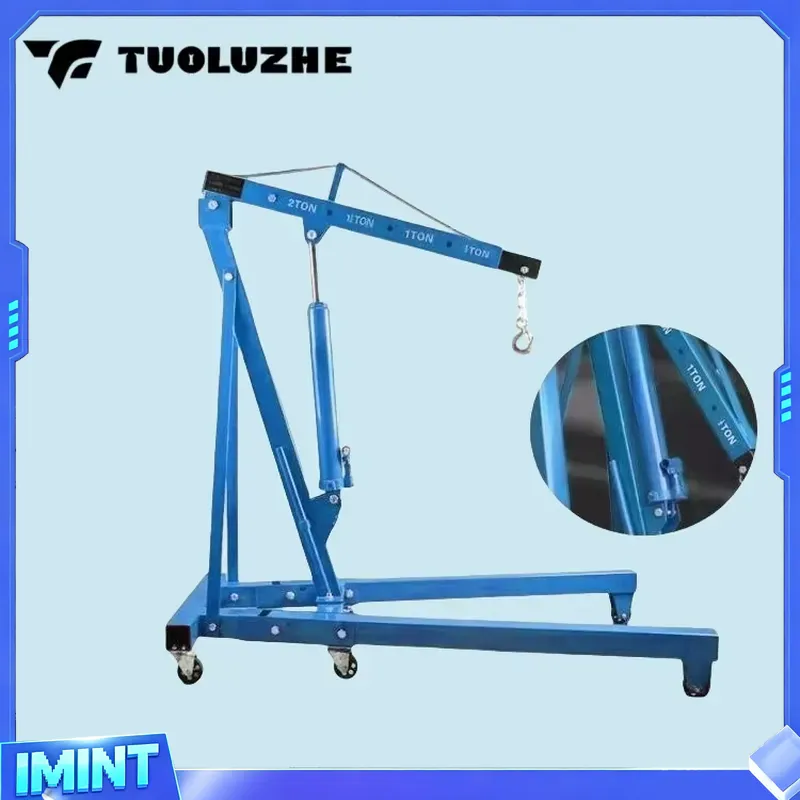 2-ton Foldable Blue Car Engine - Hydraulic Car Lift recension och pris